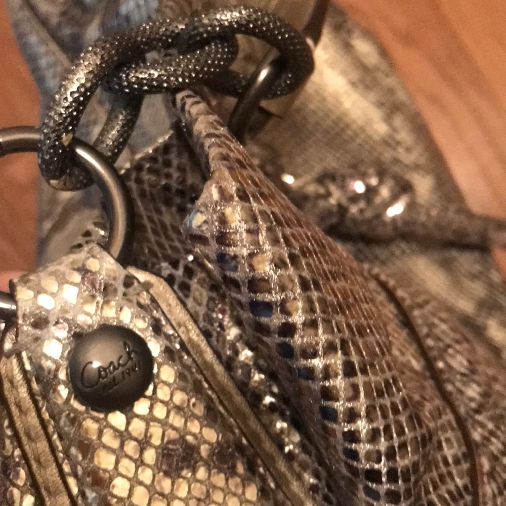 Coach Metallic Python Finish Style # 14770 - image 3